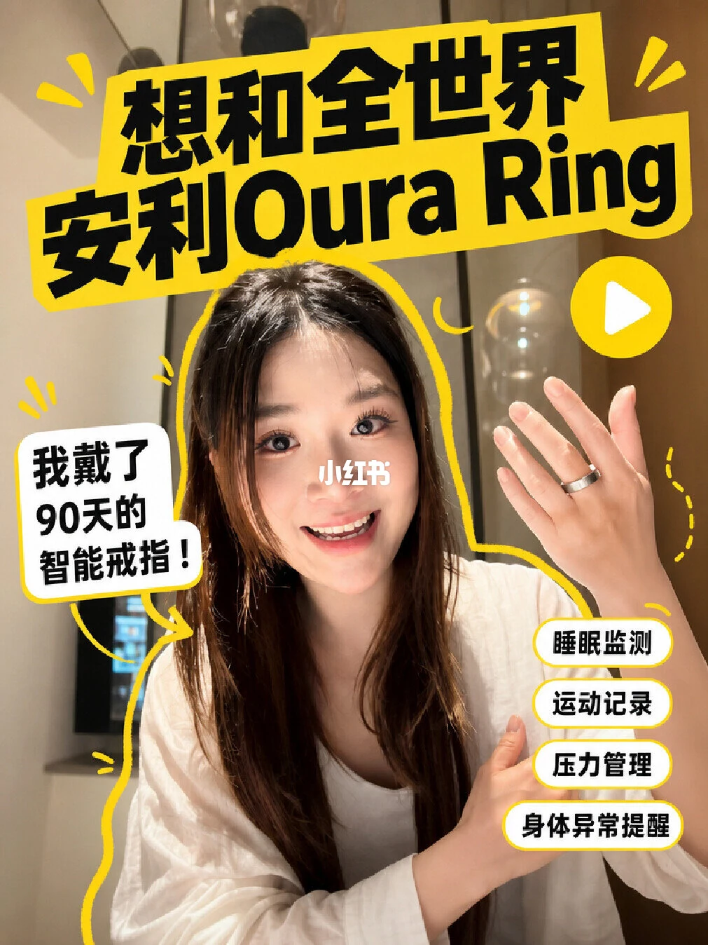 Oura Ring 小红书视频封面